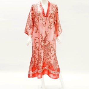 Vintage ‘80s Oscar de la Renta caftan/lounge dress